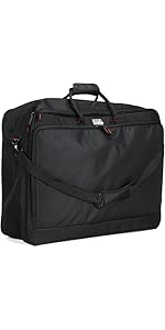 Misa　MABATAKI美雨　ガーターグラディエーター　黒レザー 25㎝ Gator Cases Mixer Bag fits Yamaha MG20XU, MX200-8, PX3 Mixers